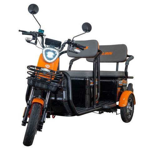 Triciclu electric RURIS Pilot 3040N NEGRU, 25 km/h, 2 locuri, 2000W, autonomie pana la 50 km, CIV inclus [5]