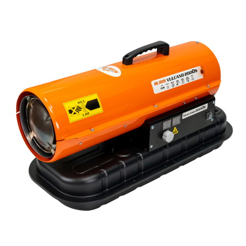 Tun de caldura pe motorina cu ardere directa RURIS VULCANO 2000s  20KW, debit 550 mch rezervor 12 L [3]
