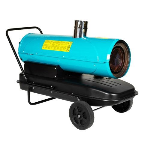 Tun de caldura pe motorina Detoolz 30 kW, ardere indirecta, cos evacuare, rezervor 55L, cu roti – DZ-EI1030-G01 [6]