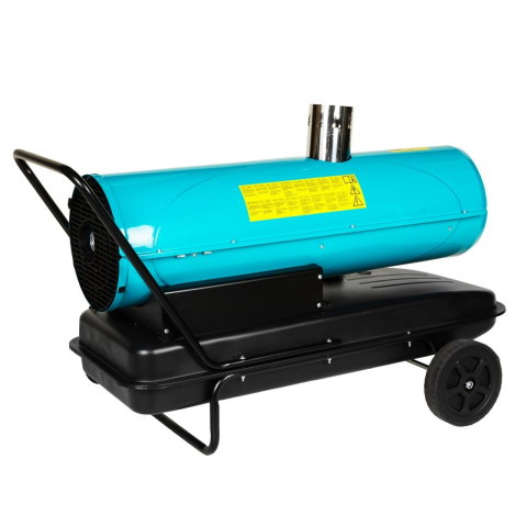 Tun de caldura pe motorina Detoolz 30 kW, ardere indirecta, cos evacuare, rezervor 55L, cu roti – DZ-EI1030-G01 [8]