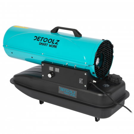 Tun de caldura pe motorina cu ardere directa Detoolz DZ-EI106  20KW, debit 600 mch rezervor 19 L [4]