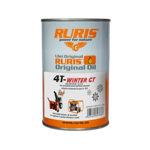 Ulei motor iarna Ruris 4T-WINTER GT, SAE 10W-40, ambalaj 600 ml