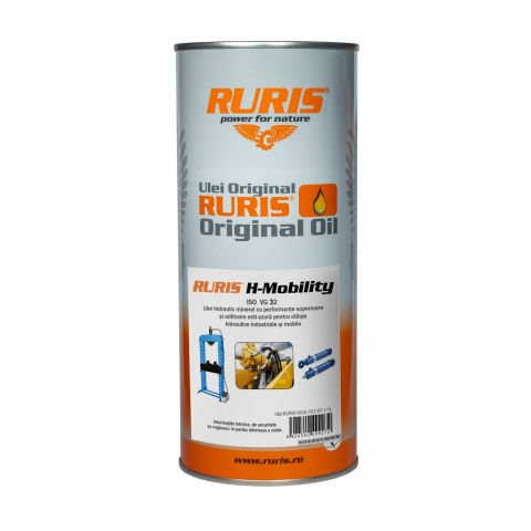 Accesorii utilaje agricole - Ulei hidraulic RURIS H-Mobility,  ISO  VG 32, ambalaj 1l