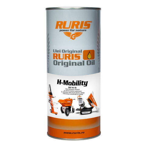 Accesorii utilaje agricole - Ulei hidraulic RURIS H-Mobility H32,  ISO  VG 32, ambalaj 1l