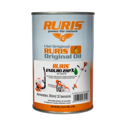 Accesorii utilaje agricole - Ulei motor 2 timpi Ruris Enduro 2HPX ambalaj 500ml JASO FD