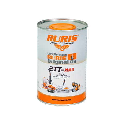 Accesorii utilaje agricole - Ulei motor Ruris 2 timpi, 2TT-MAX, ambalaj 500 ml