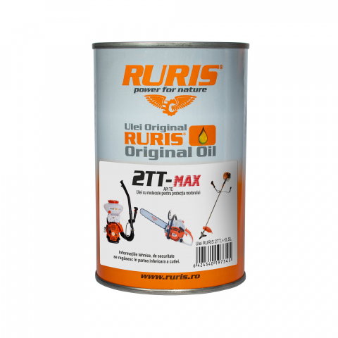 Utilaje agricole - Ulei motor Ruris 2TT-MAX, ambalaj 500 ml
