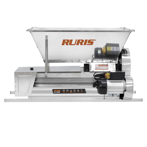 Zdrobitor electric cu desciorchinare RURIS HT300, cuvă inox 75 L, 750W, 1600-1800 kg/h [1]