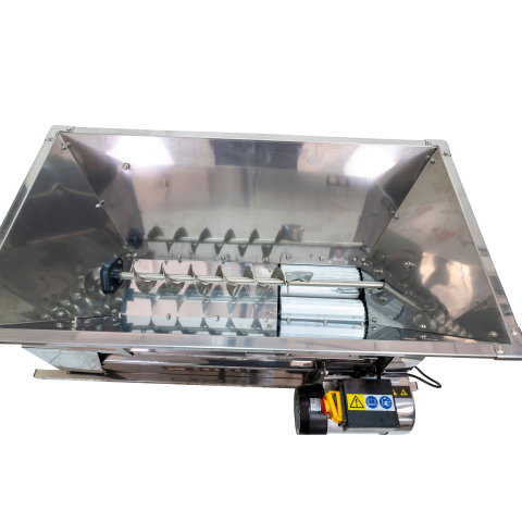 Zdrobitor electric cu desciorchinare RURIS HT300, cuvă inox 75 L, 750W, 1600-1800 kg/h [6]