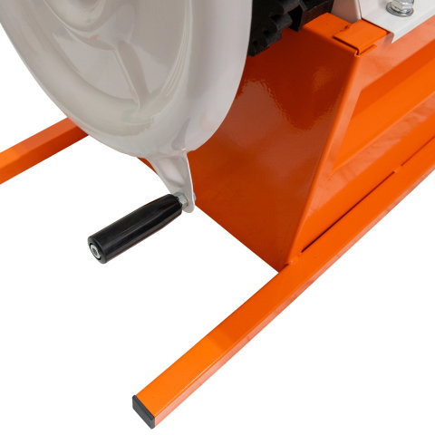 Zdrobitor manual cu desciorchinare RURIS HT100, cuvă 57 L, 800-1000 kg/h, role aluminiu [11]
