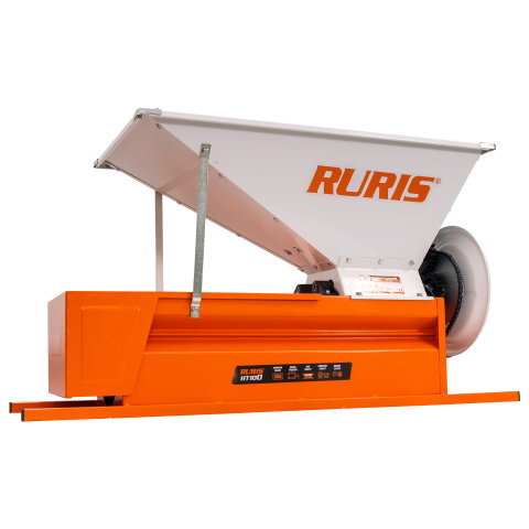 Zdrobitor manual cu desciorchinare RURIS HT100, cuvă 57 L, 800-1000 kg/h, role aluminiu [9]