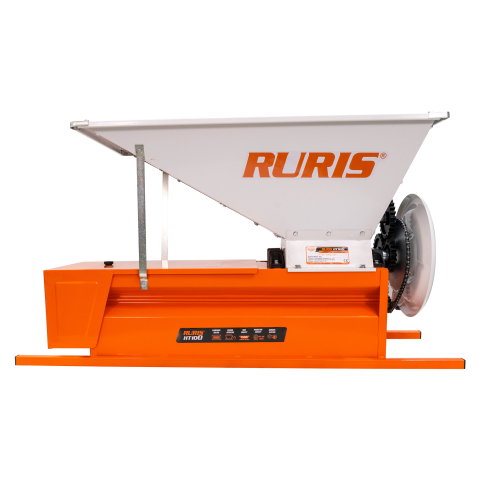 Zdrobitor manual cu desciorchinare RURIS HT100, cuvă 57 L, 800-1000 kg/h, role aluminiu [7]