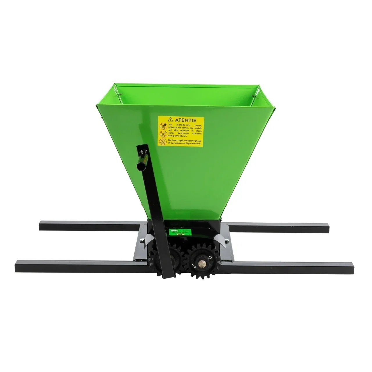 Zdrobitor manual struguri Micul Fermier GF-0898, cuvă 20 L, 180 kg/h, cadru verde [1]