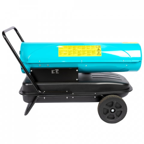 Tun de caldura pe motorina Detoolz DZ-EI1005-G01, 30kW, rezervor 35L, roti de transport [1]