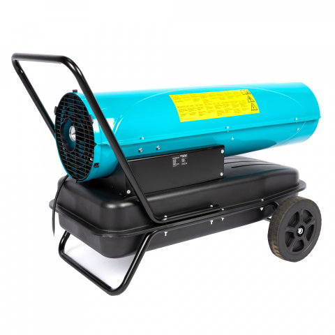 Tun de caldura pe motorina Detoolz DZ-EI1005-G01, 30kW, rezervor 35L, roti de transport [6]