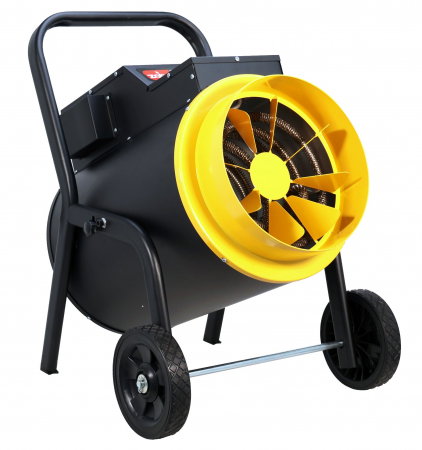 Incalzire si climatizare - Aeroterma electrica Zobo ZB-EC15 4590007015  15 kW, 400V, 300mc, 4 trepte, roti transport