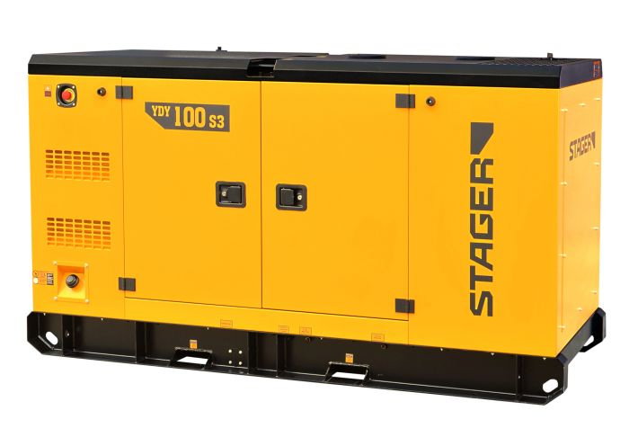 Generator insonorizat diesel Stager YDY100S3 1158000100S3, trifazat 100 kVA, 131A, 1500rpm