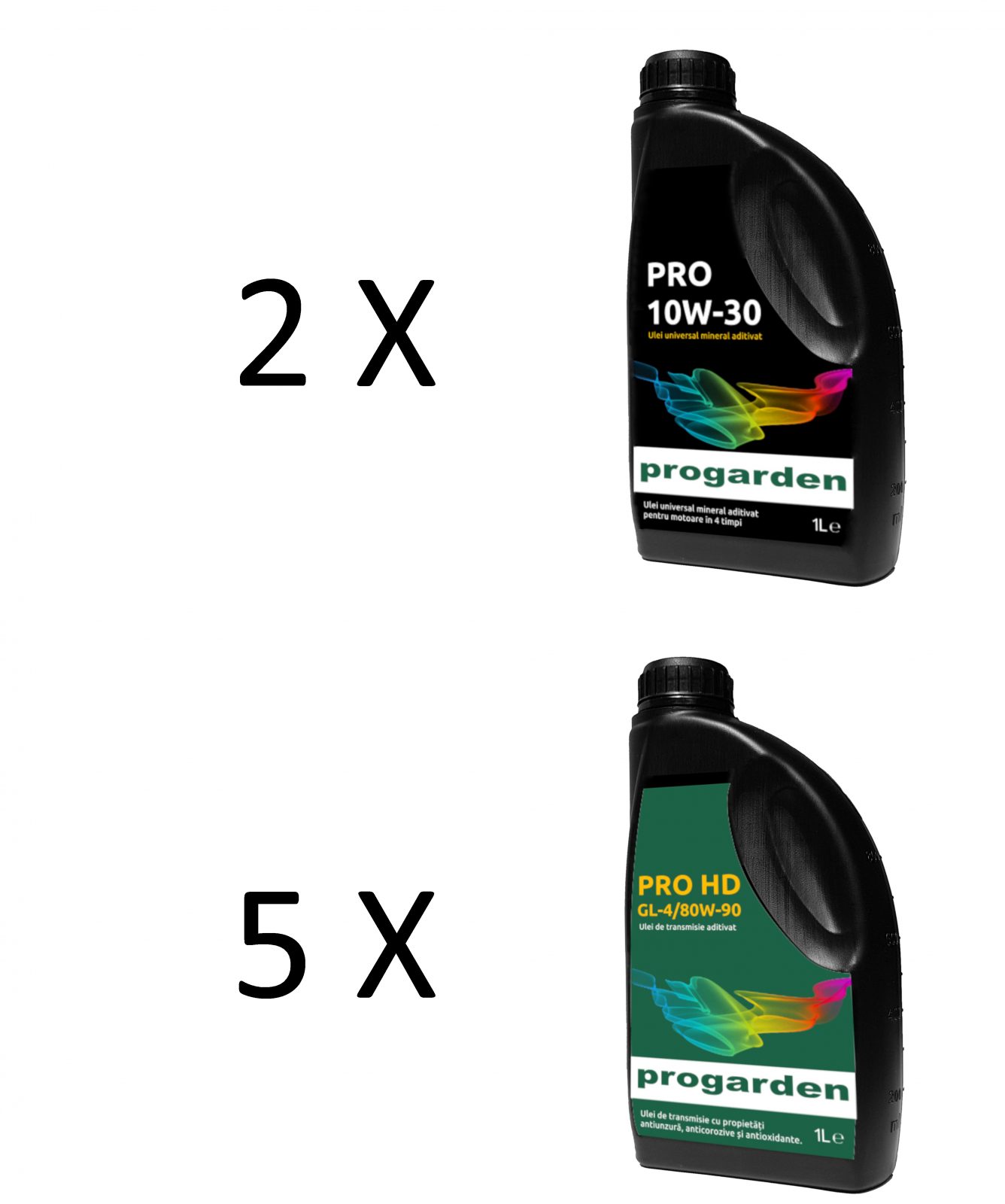 Pachet ulei motor si ulei transmisie motocultor, reductor si diferential pentru Progarden Alpine 1273 si Alpine1873 cu remorca 4x4
