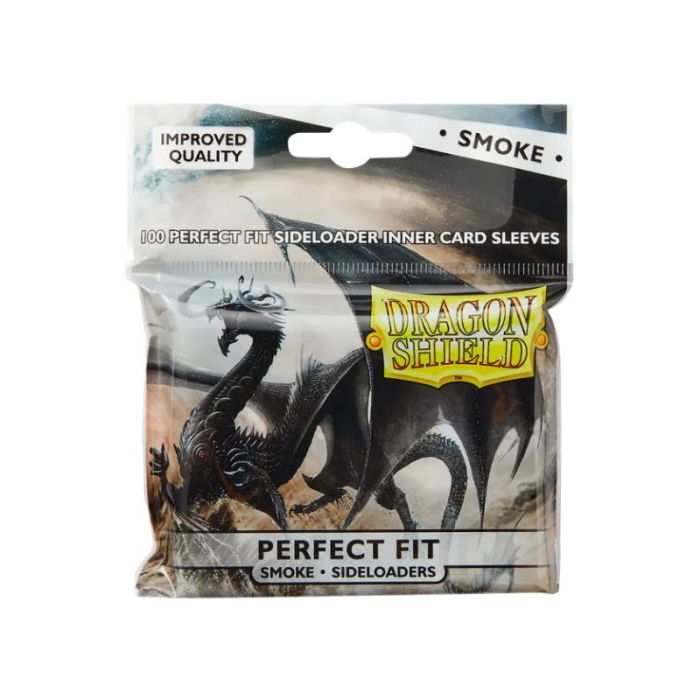 Dragon Shield Standard Perfect Fit Sideloading Sleeves - Clear/Smoke 63x88mm (100 buc) [1]