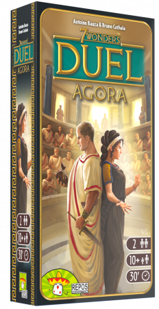 Jocuri în doi - 7 Wonders Duel: Agora (Extensie) - EN