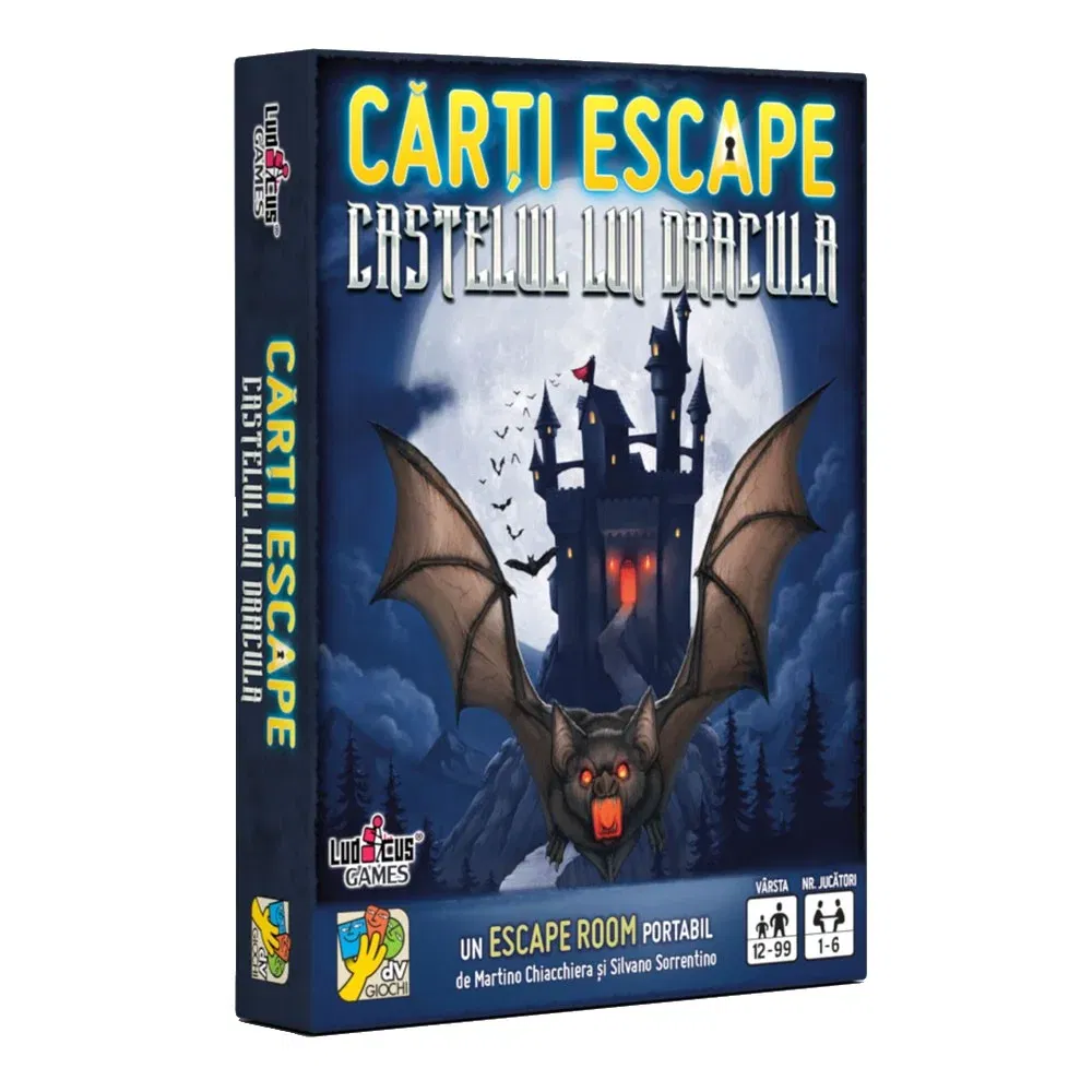 Jocuri cooperative - Carti Escape - Castelul lui Dracula - RO
