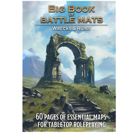 Accesorii generice RPG - Big Book of Battle Mats Wrecks & Ruins