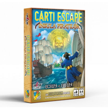 Jocuri cooperative - Carti Escape - Insula Piratilor - RO