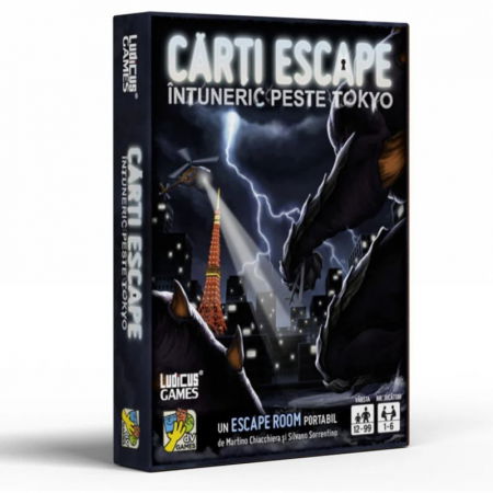 Jocuri cooperative - Carti Escape - Intuneric peste Tokyo -RO