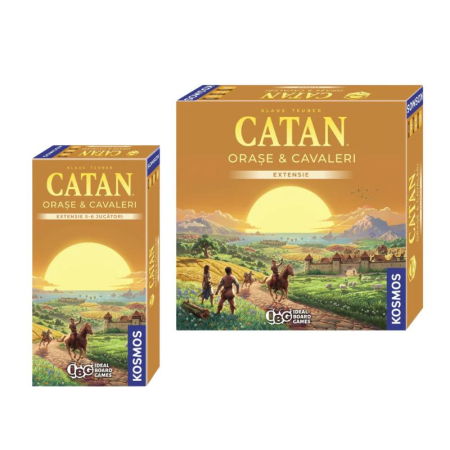 Jocuri de strategie - Catan - Orașe și Cavaleri 3/4 + 5/6 - Ediția 2025 - Promo Pack