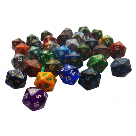 Accesorii - Zar D20: Regular D20 Loose Dice (1 buc)
