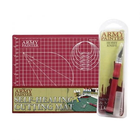 Promoții active - Cutting Mat + Hobby Knife - Promo Pack