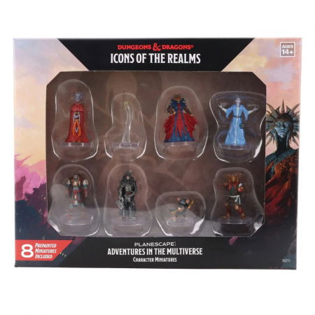 Produse (im)perfecte - D&D Icons of the Realms: Planescape Adventures in the Multiverse - Character Miniatures Boxed Set - EN
