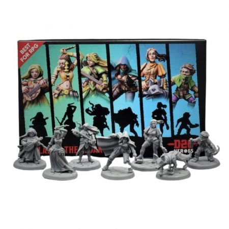 Miniaturi RPG - D20 Heroes Miniatures Set - Ballad Of The Cloak