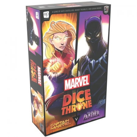 Jocuri de strategie - Dice Throne Marvel 2-Hero: Box 1 - Captain Marvel vs Black Panther - EN