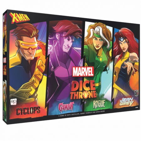 Jocuri de strategie - Dice Throne Marvel X-Men: Box 2 - Cyclops vs Gambit vs Rogue vs Jean Grey - EN