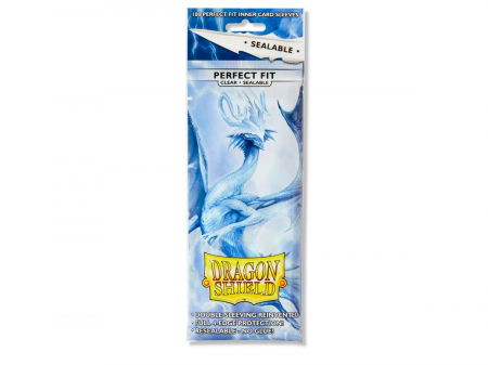 Accesorii - Standard Perfect Fit Sealable Sleeves: Clear 63x88mm (100 buc) - Dragon Shield