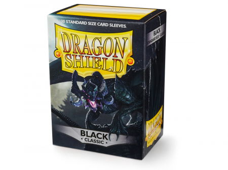 Accesorii - Standard Sleeves: Black 63x88mm (100 buc) - Dragon Shield