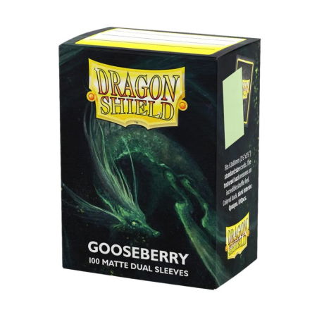 Sleeves - Dragon Shield Standard Sleeves - Matte Dual Gooseberry 63x88mm (100 buc)