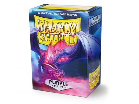Accesorii - Standard Sleeves: Matte Purple 63x88mm (100 buc) - Dragon Shield