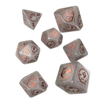 Zaruri - Q-Workshop - Dragons Dice Set: Quartz (7 dice)