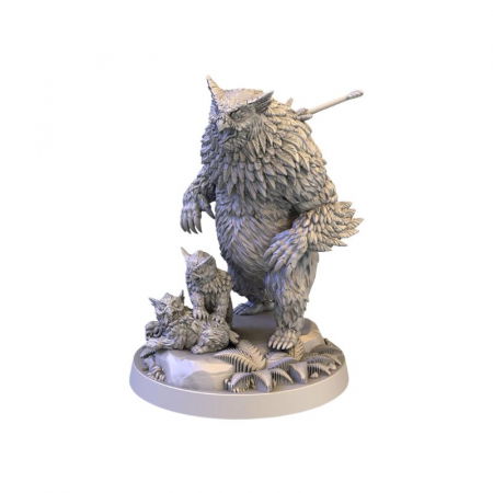 Miniaturi RPG - Dungeons & Lasers - Owlbear Family