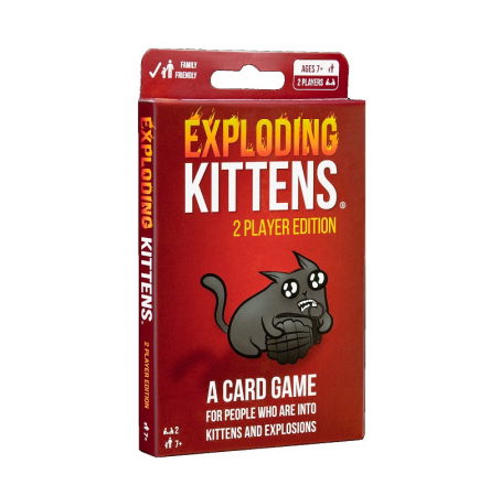 Jocuri în doi - Exploding Kittens 2 Player Edition - EN