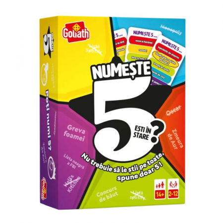 Jocuri travel-size - Numeste 5 - RO