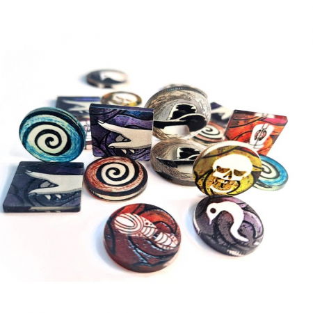 Jocuri de strategie - Pagan: Fate of Roanoke Token Set (Extensie) - EN