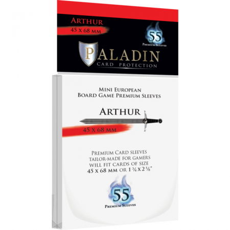 Accesorii - Paladin Arthur Mini European Sleeves – Premium 45x68mm (55 buc)
