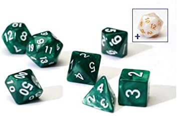 Precomenzi - Pearl Green Poly Set - Sirius Dice