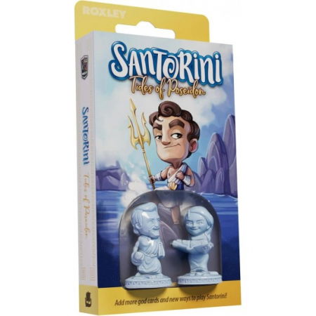 Jocuri în doi - Santorini: Second Edition - Tides of Poseidon God Pack (Extensie) - EN - (cutie usor deteriorata)