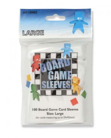 Accesorii - Standard European Sleeves: Clear 59x92mm (100 buc) - Arcane Tinmen