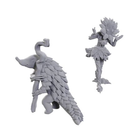 Miniaturi RPG - Sunflower Leshy & Fruit Leshy - Pathfinder Battles Deepcuts Unpainted Miniatures