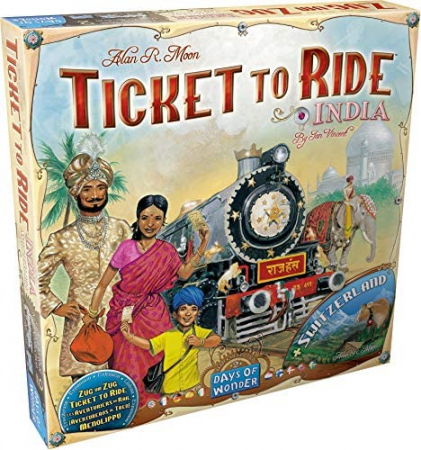 Board Games - Ticket To Ride - Map Collection: India + Switzerland (Extensie) - EN